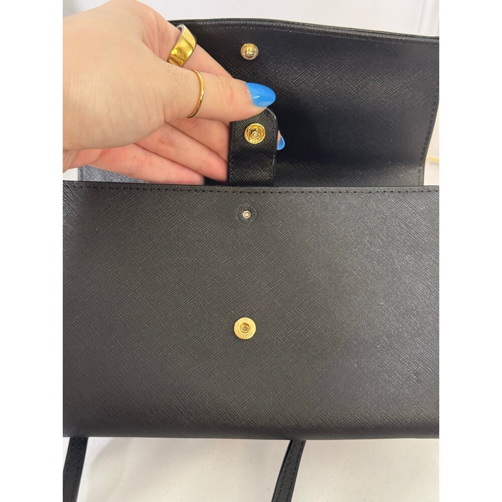 Kate Spade 4pc Black Set Tote Crossbody Wallet Phone Bundle - Picture 14 of 16